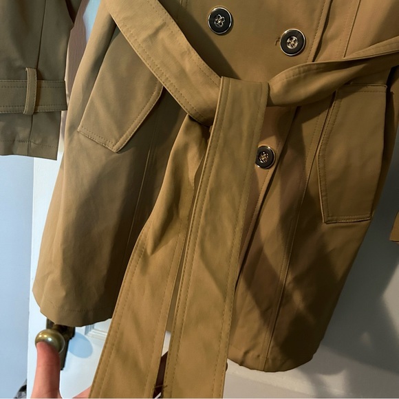 New York & Company camel tan trench coat - Picture 6 of 11